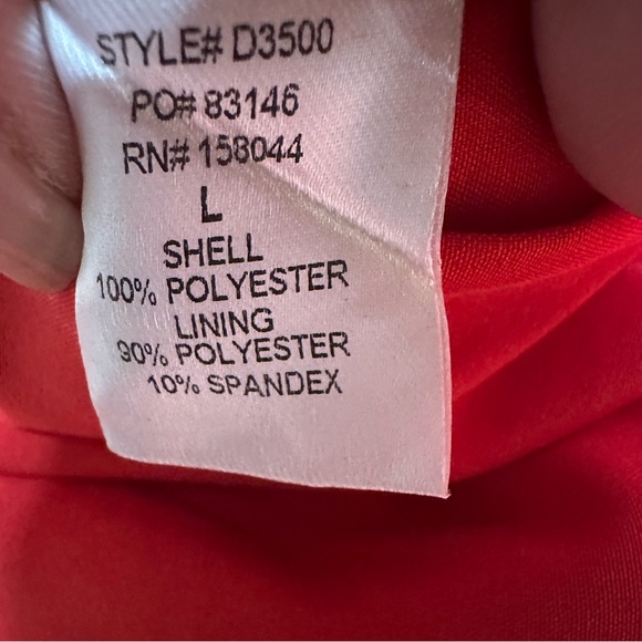 New York & Company Vibrant Red One-Shoulder Dress - Picture 11 of 11